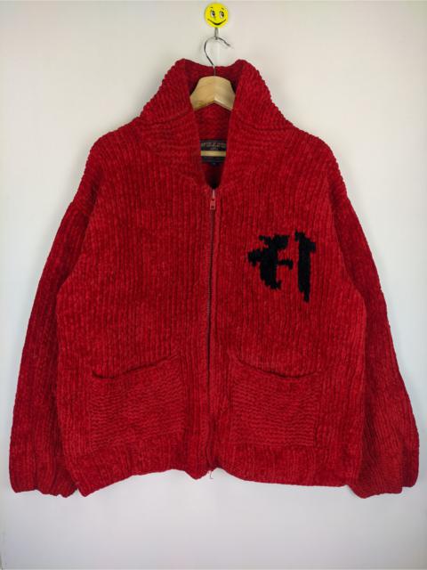Other Designers Steals🔥Vintage Knit Jacket Zip Up by Willpips