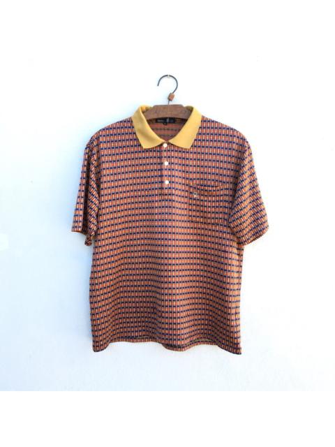 Other Designers Vintage Dunhill Classic Checkered Pocket Polo Shirt