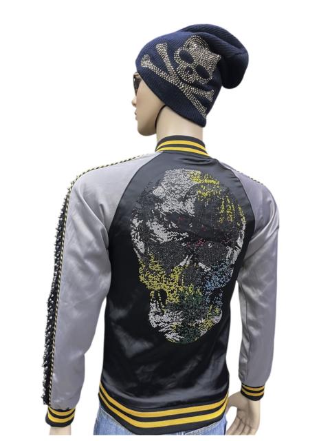 Other Designers Japanese Brand - 💀✨Vintage Punk Rhinestone Skull Beanie Chrome Hearts Vibe