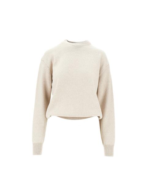 JACQUEMUS Jacquemus Women Logo Intarsia Merino Wool Sweater