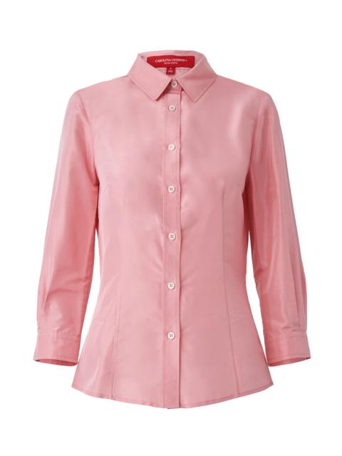 CAROLINA HERRERA Taffeta Shirt - Blush