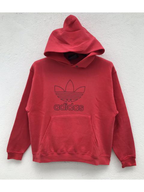 adidas Made In Usa Adidas Trefoil Big Logo Hoodie Sweatshirt