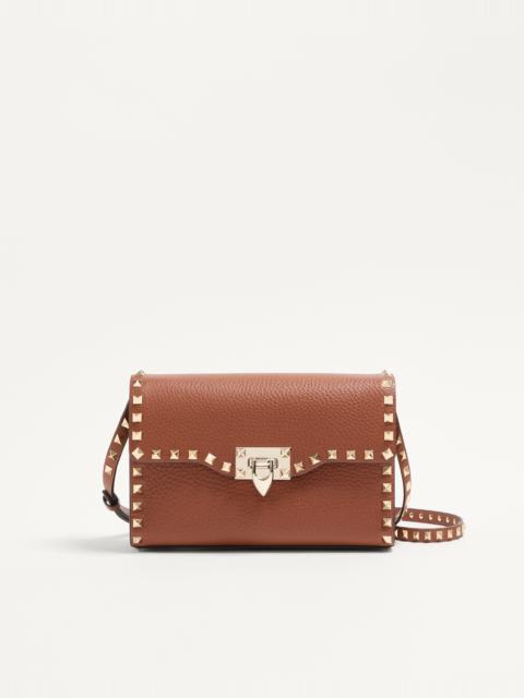 Valentino SMALL ROCKSTUD GRAINY CALFSKIN CROSSBODY BAG
