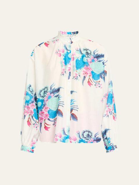 ALIX OF BOHEMIA Poet Berry Jackfruit Blouse