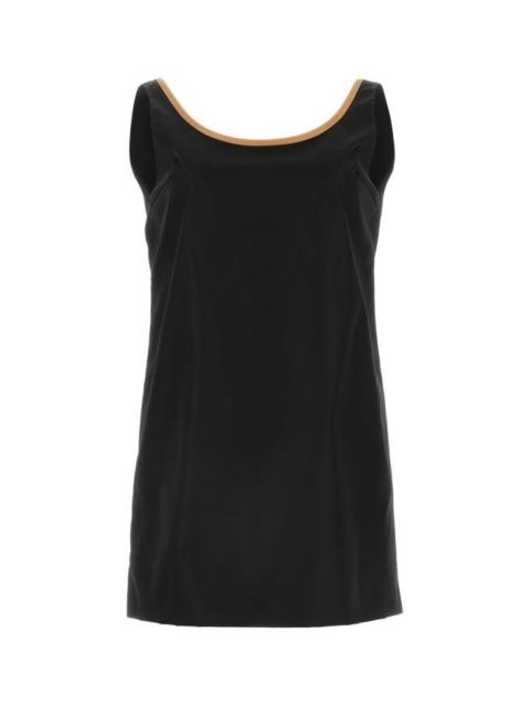 Prada Woman Black Re-Nylon Mini Dress