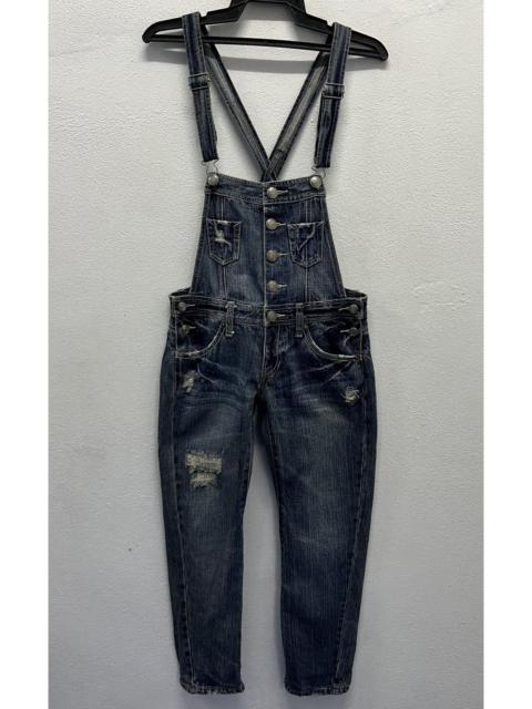 Other Designers Vintage Cecil McBee Distressed Denim Overalls - Medium
