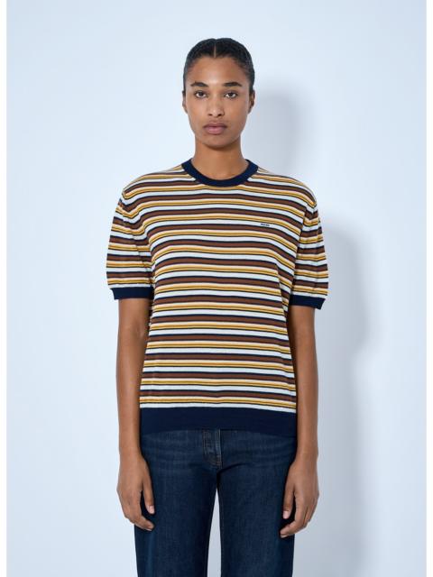 Prada Prada Women Striped Knit T-Shirt