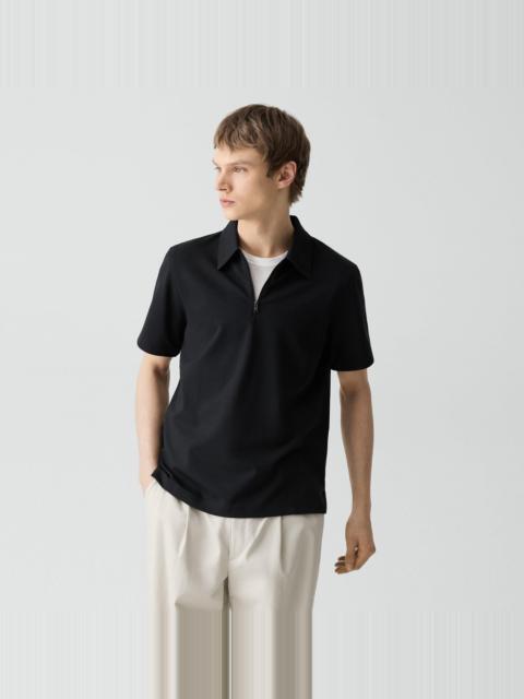 Theory Ryder Quarter-Zip Polo in Relay Jersey