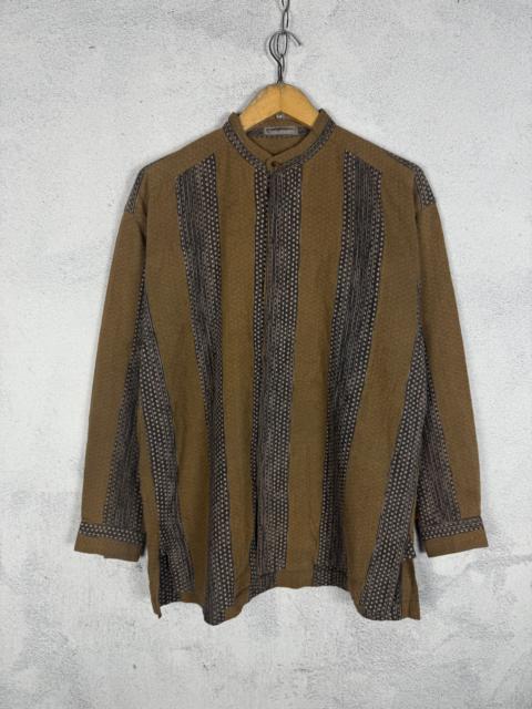 Other Designers Vintage 90s Issey Miyake Abstract Pattern Shanghai Shirt