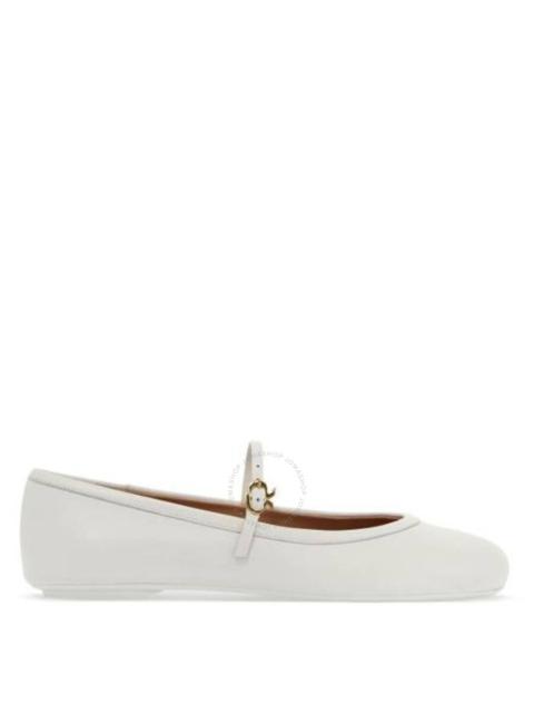 Gianvito Rossi Gianvito Rossi Carla Leather Ballet Flats