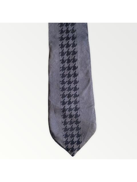 Yohji Yamamoto Silk Houndstooth Tie