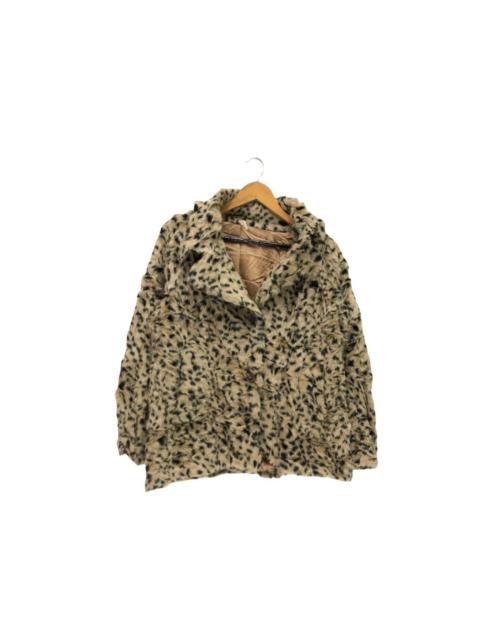 Other Designers Habitat - Vintage Unbrand Leopard Pattern Fur Jacket