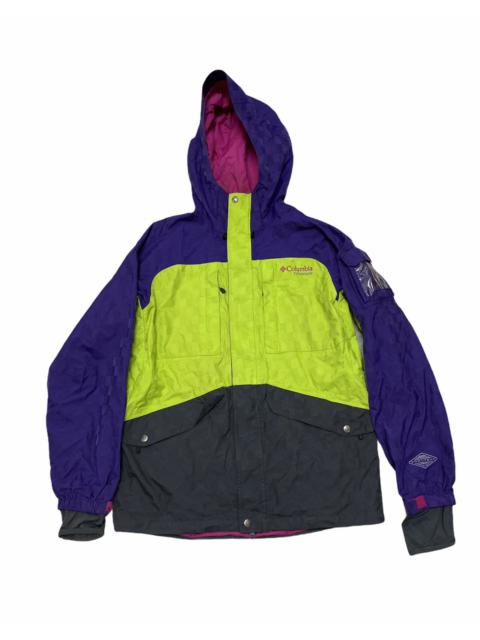 Other Designers Columbia - Columbia Titanium Multicolor TechWear Jacket Omnitech Design