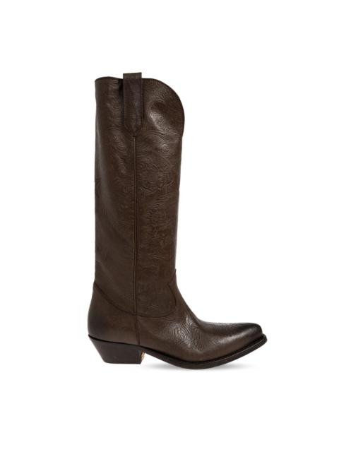 Golden Goose GOLDEN GOOSE Wish Star 45mm Brown Boots New & Authentic (Wom