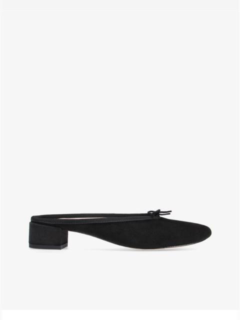 Repetto CAMILLE MULES IN GOATSKIN SUEDE