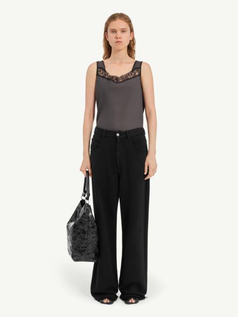 MM6 Maison Margiela Wide-leg cotton trousers