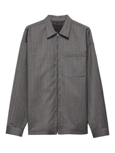 Prada Prada Men Wool Shirt Jacket