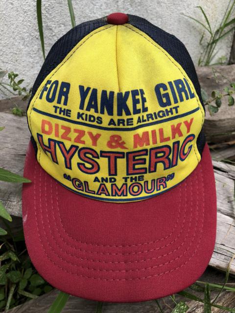 HYSTERIC GLAMOUR TRASHED DISTRESS MESH CAP
