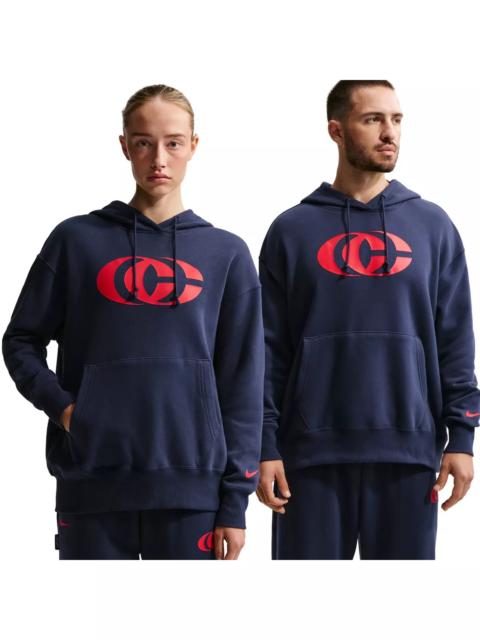 Nike Caitlin Clark Basketball Phoenix Fleece Pullover Hoodie - Navy/Red