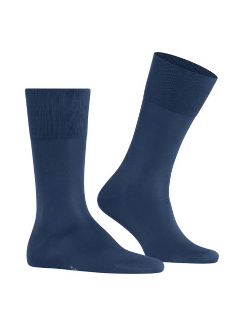 FALKE Falke Tiago Organic Cotton Dress Socks in Royal Blue at Nordstrom