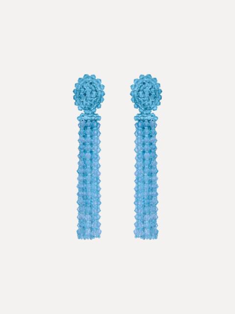 Oscar de la Renta TASSEL CLIP-ON EARRINGS
