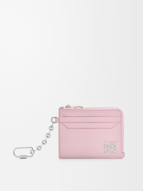 Loewe Anagram square coin cardholder in pebble grained calfskin