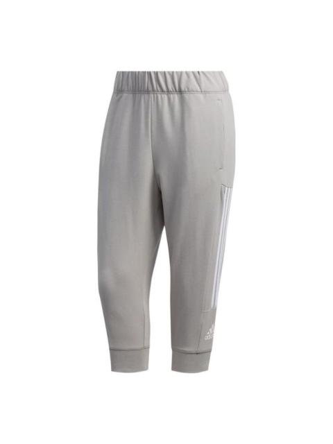 adidas adidas 3 Stripes Capri Pants 'Grey' FL2363