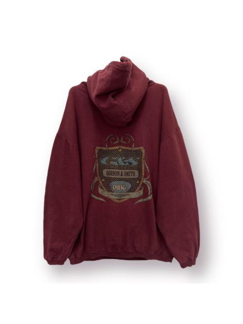 Other Designers Vintage - 🔥 Gordon and Smith G&S Surf Design Sweatshirt Hoodie - L