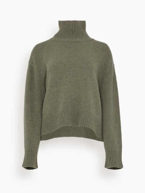 NILI LOTAN Omaira Sweater in Army Green