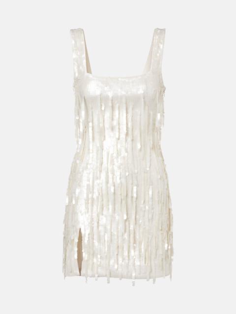 STAUD Le Sable sequined minidress