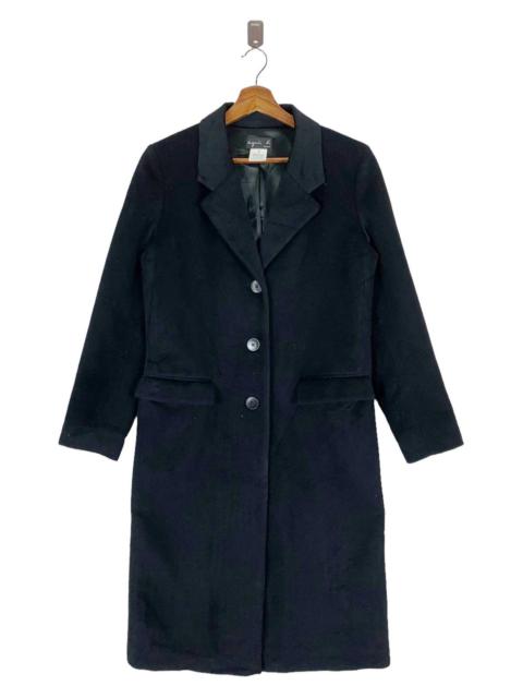 Other Designers agnes b. - AGNES B DESIGNER WOOL LONG COAT