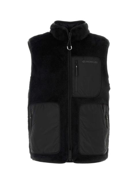Moncler Moncler Men Black Eco Fur Reversible Down Jacket