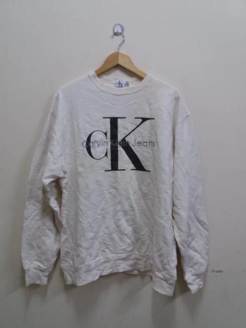 Other Designers Calvin Klein - Vintage Calvin Klein Jeans sweatshirts big logo/size M