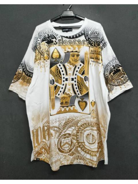 Other Designers Hype - Super Oversize full print Gold Hip Hop T
