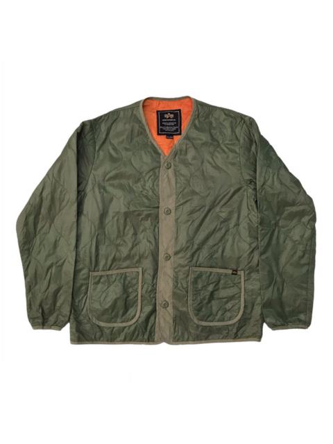 ALPHA INDUSTRIES Alpha Industries Quilted Outdoor Button Jacket