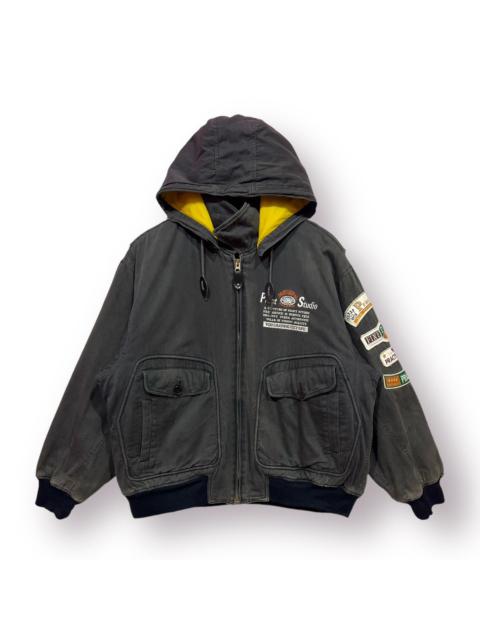 Other Designers Japanese Brand - 🔥 PRACT STUDIO SUNFADED BOMBER HOODED - L
