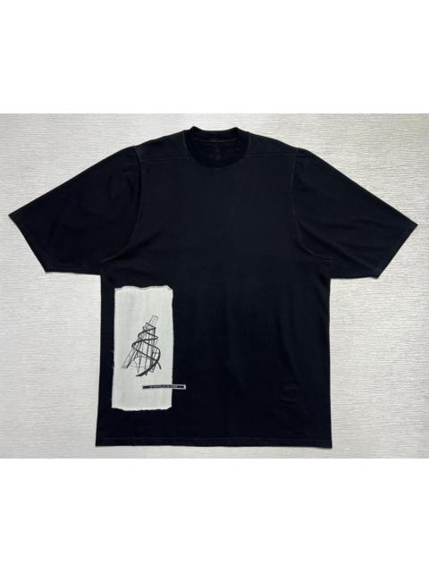 Rick Owens Rick Owens Drkshdw - S/S 19 - Graphic Patch Oversized TShirt