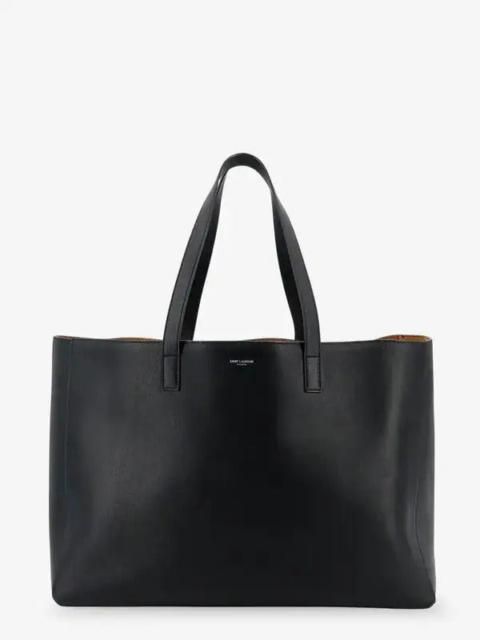 SAINT LAURENT Saint Laurent Large Leather Shoulder Bag Black
