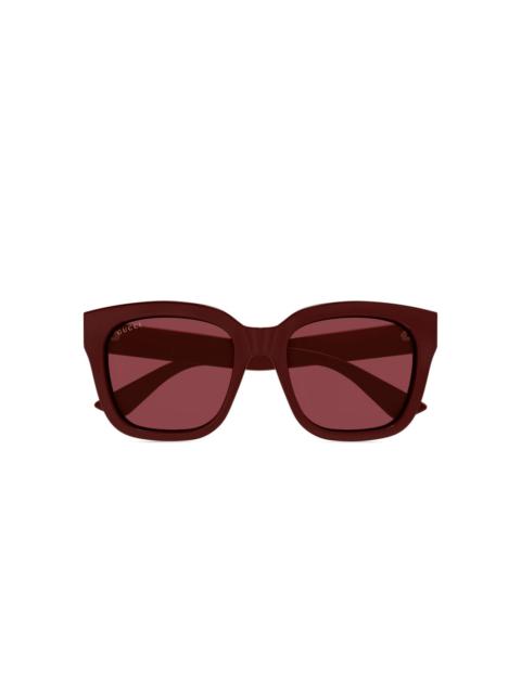 square-frame sunglasses