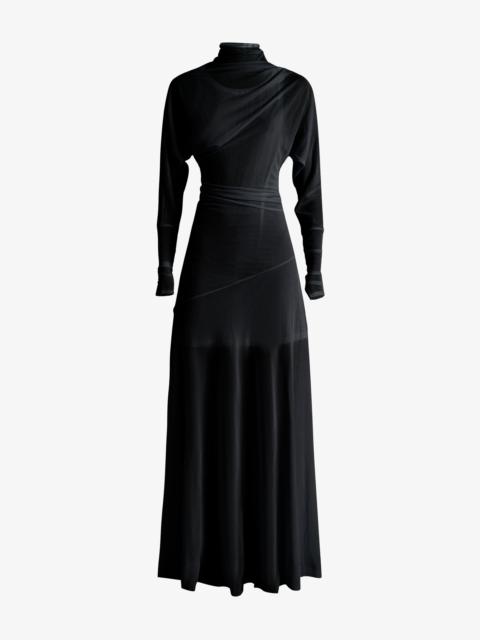 Proenza Schouler Paula Dress in Sheer Crepe Jersey