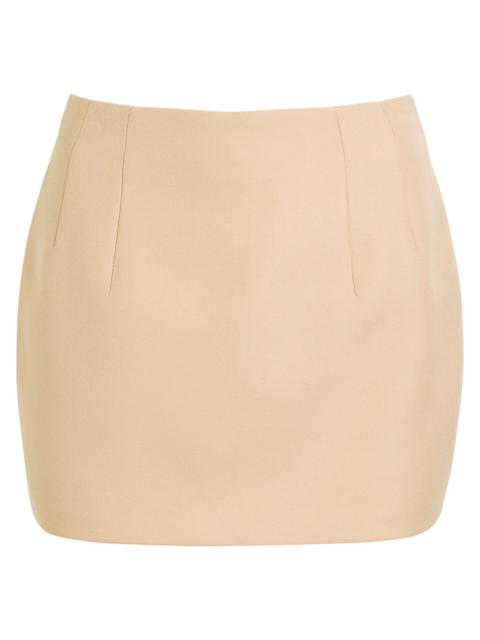 WARDROBE.NYC Wardrobe.nyc Canvas-wool Mini Skirt