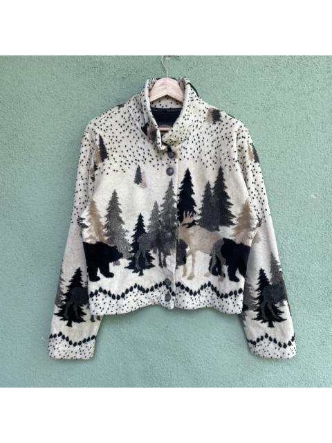 Other Designers Print All Over Me - Vintage COUNTRY CLOTHING CO Habitat Native Button Cardigan