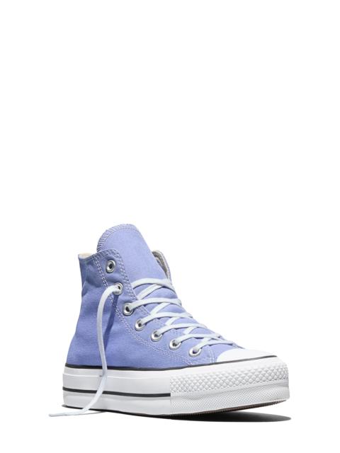 Converse Converse Chuck Taylor® All Star® Lift High Top Platform Sneaker in Very Peri/White/Black at Nordstro