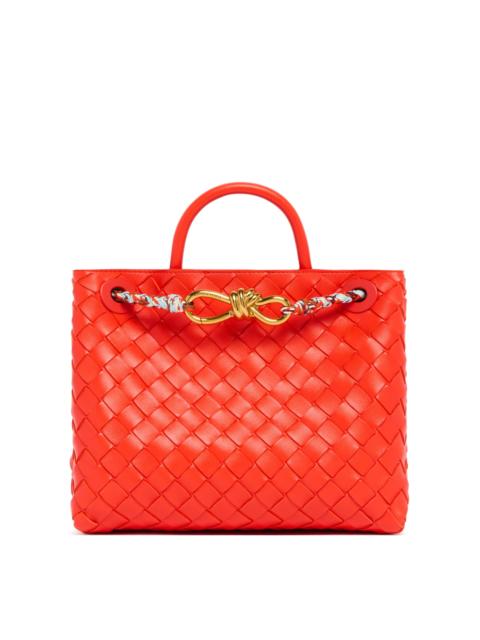 Bottega Veneta Orange Small Andiamo Bag