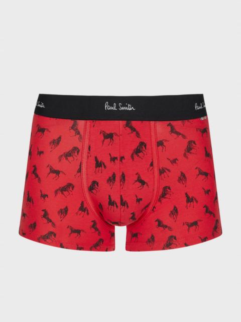 Paul Smith Red 'Year of the Horse' Boxer Briefs