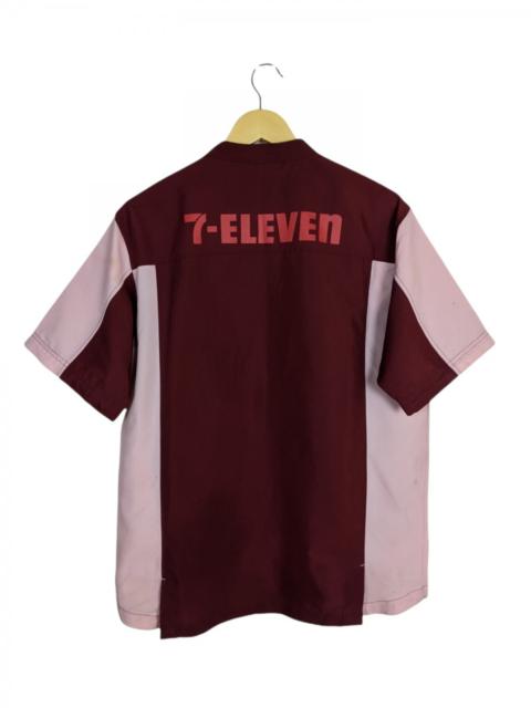 Other Designers Streetwear - Vtg 7 Eleven Japan Store Staff Short Sleeve Shirt