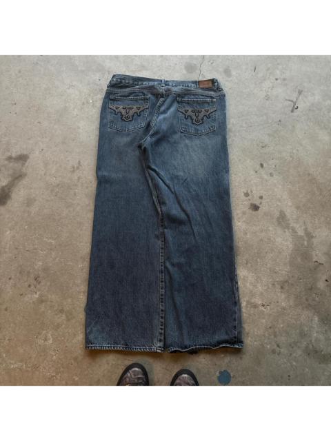 Other Designers Pipe Line Men's Blue and Navy Jeans