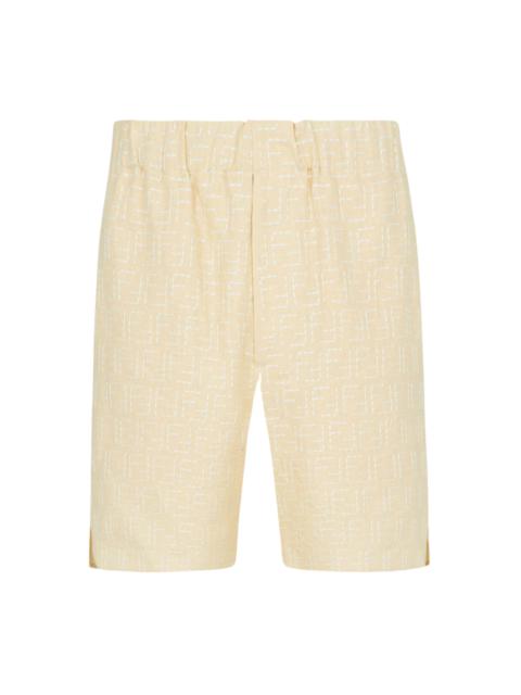 FENDI FF Linen Bembuda