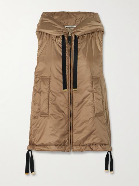 Max Mara The Cube Hooded Padded Shell Vest