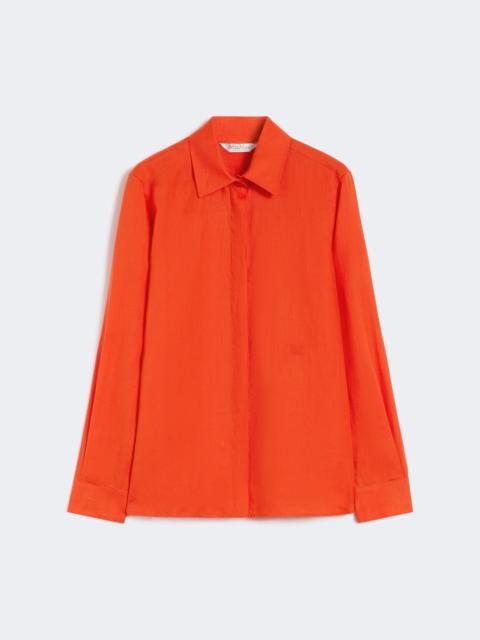 Max Mara Linen canvas shirt - CORAL